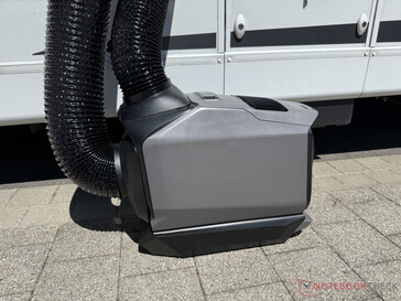 EcoFlow Wave 3 kan användas utomhus...