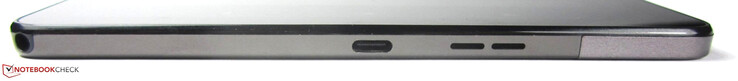Höger: 3,5 mm jack, USB-C 2.0, högtalare