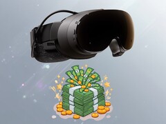 Valve Steam Frame visas ovanför en hög med kontanter
