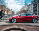 Tesla FSD i aktion i Amsterdam.