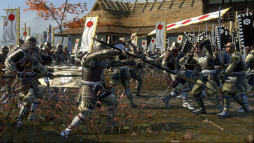 En bild som visar samurajer i Total War: Shogun 2.
