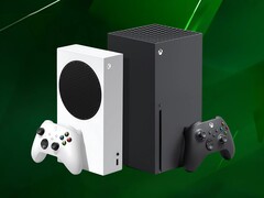 Xbox Series X- och S-konsoler visas på grön bakgrund (Bildkälla: Xbox Wire med ändringar)