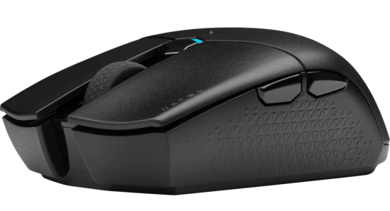 Corsair Katar Pro Wireless är en helt trådlös mus som ansluts via Wi-Fi eller Bluetooth. (Bildkälla: Corsair)