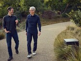 Apples VD Tim Cook och hans efterträdare John Ternus.