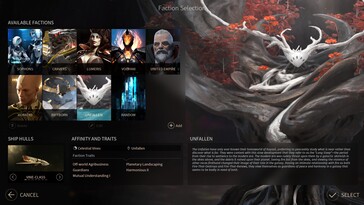 På bilden: En skärmdump från spelet ENDLESS Space 2.