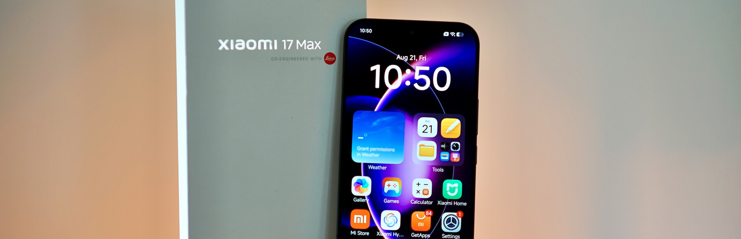 Under granskning: Xiaomi 17 Max.