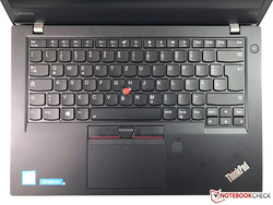 Tangentbordet på Lenovo ThinkPad T470s (Tysk layout).