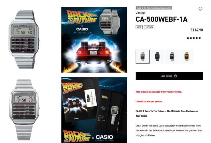 (Bildkälla: Casio UK)