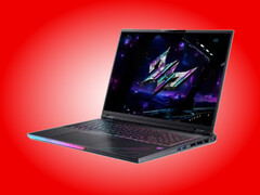 Acers nya 18-tums gaming-laptop väger cirka 3,5 kg.