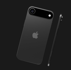 rendering av iPhone 17 Air. (Bildkälla: Zellzoi på X)