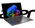 Intel- och AMD-varianterna för de bärbara Aspire 16 AI-datorerna har upp till 16-tums OLED WUXGA+-paneler, medan Qualcomm-varianterna istället väljer LCD WUXGA-skärmar. (Bildkälla: Acer - Redigerad)