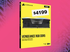 Corsair Vengeance DDR5-minnesbox visas upp med ett pris på $4199