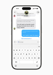 Direktöversättning av telefonsamtal (bildkälla: Apple)