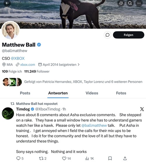 Matthew Ball återpublicerar Asha Sharmas kritik av exklusivitet