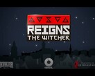 Reigns: The Witcher kommer att släppas den 25 februari. (Bildkälla: DevolverDigital via YouTube)