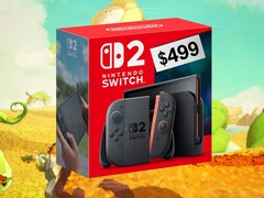 Nintendo Switch 2 prislapp visar 499 dollar