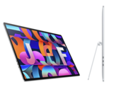 Den ultratunna skärmen har ett avtagbart stöd samt integrerat stöd för Mac-gester och WACOM (Bildkälla: JGF)