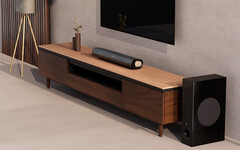 Creative presenterar Stage Pro, en soundbar som är utrustad med en extern subwoofer. (Bildkälla: Creative Technology)