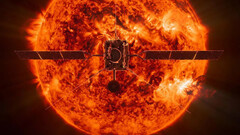 Rymdsonden Solar Orbiter närmar sig solen. På bilden: konceptuell representation av Solar Orbiter-sonden (Bildkälla: ESA)