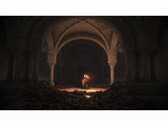 En skärmdump från spelet A Plague Tale: Innocence som visar upp spelmekaniken och grafiken. (Bildkälla: Steam)