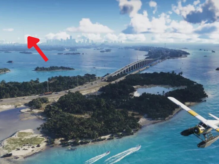 Tornet syns tydligare i trailern, men den senare skärmdumpen bekräftar att det faktiskt finns med i spelet.