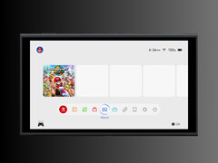 Startmeny för Nintendo Switch 2 (Nintendo of America, appen Nintendo Today!)