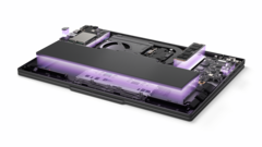 De modulära komponenterna i Lenovo ThinkPad T14s Gen 7.