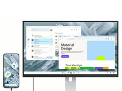 Googles skrivbordsläge fungerar oberoende av vad en Pixel-smartphone visar på skärmen. (Bildkälla: Google)