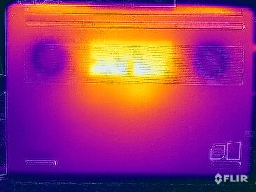 Spänningsprovning av yttemperaturer (botten)