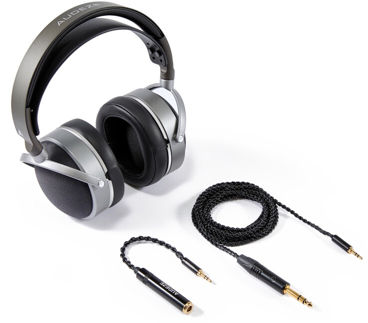 Audeze LCD-S20 levereras med en löstagbar hörlurskabel och en adapter från 3,5 mm till 6,3 mm. (Bildkälla: Audeze)
