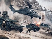 Battlefield 6, skärmdump med arméfordon och beväpnade figuranter på bilden, ser ut att bli en stark återkomst för spelserien. (Bildkälla: DICE)