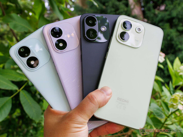 Den globala Redmi Note 17-serien (Pro Max längst till höger)