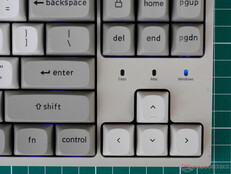 Keychron C1 Pro 8K indikatorlampor. 