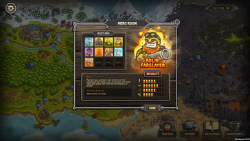 På bilden: En skärmbild från spelet Kingdom Rush - Tower Defense.