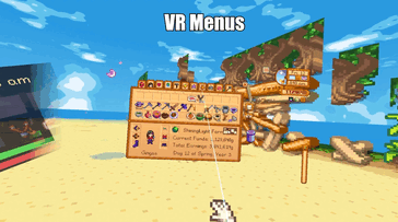 Bild: En skärmdump från spelet Stardew 3DVR.