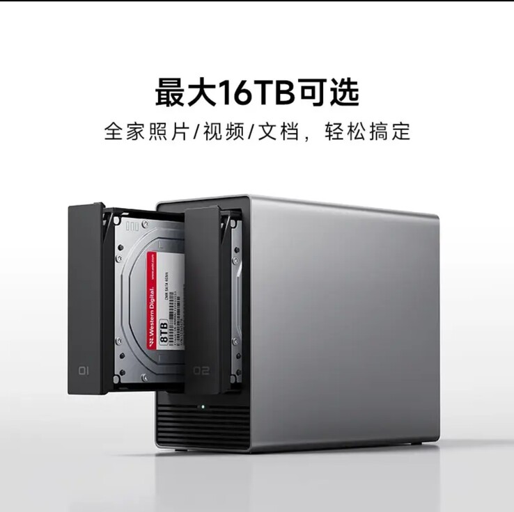 Xiaomi Smart Storage med två 8 TB-hårddiskar inbyggda