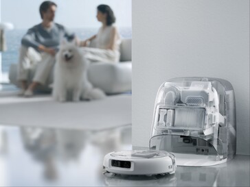 DJI Romo P2 med sin transparenta design.