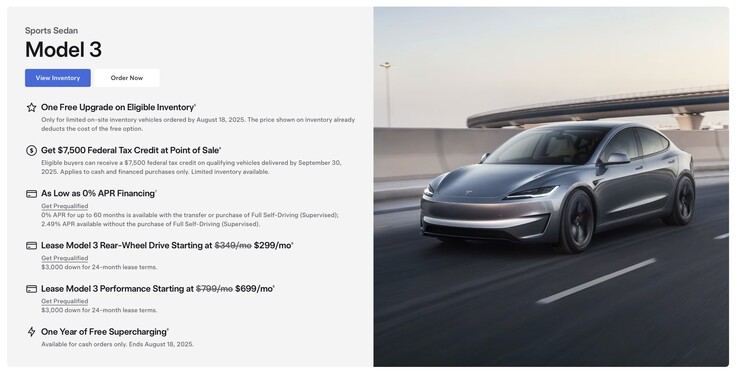 Gratis Model 3 Supercharging-kampanj slutar den 18 augusti. (Bildkälla: Tesla)