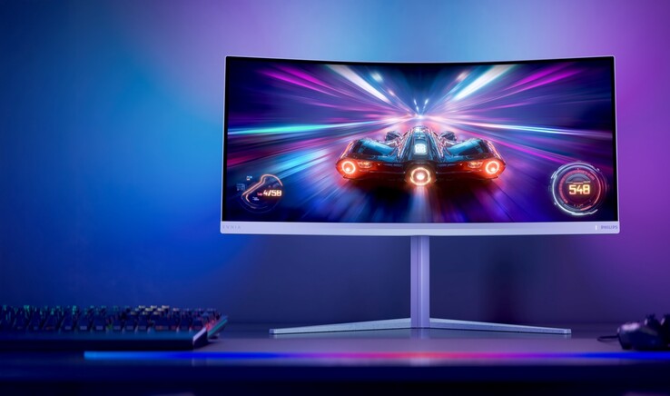Spelskärmen Philips Evnia 34M2C5601QA har en maximal uppdateringsfrekvens på 200 Hz. 
