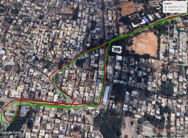 Navigation provkörning på väg