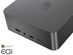 Den uppdaterade Beelink EQi12 kostar från $319. På bilden: en kampanjbild av minidatorn. (Bildkälla: Beelink - redigerad)