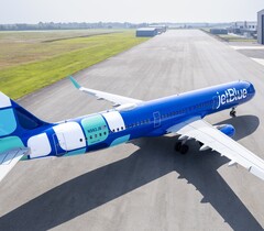 Ett JetBlue-flygplan (Bildkälla: Amazon)