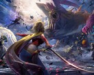 Dissidia Duellum Final Fantasy key art med flera Final Fantasy-karaktärer.