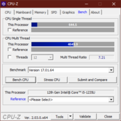 CPU-Z riktmärke