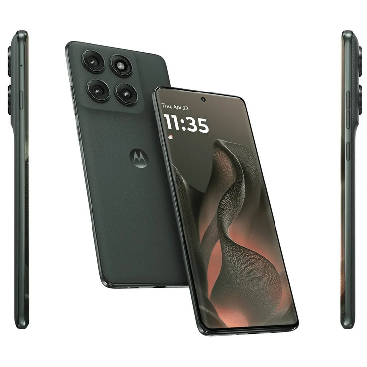 Telefonens framsida, baksida och sidor (Bildkälla: Motorola)