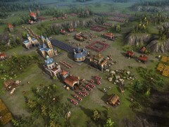 En bild som visar byggnader i Cossacks 3.