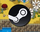 En bild från spelet Ocean's Heart och den modifierade Steam-logotypen.