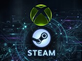 Xbox- och Steam-logotyper visas