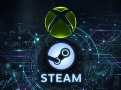 Xbox- och Steam-logotyper visas