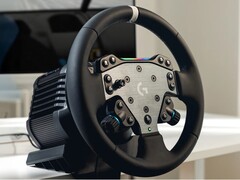 Logitech G RS50-system med RS50-hjulbas, RS-hjulnav, fälg och bordsklämma. (Bildkälla: Logitech)